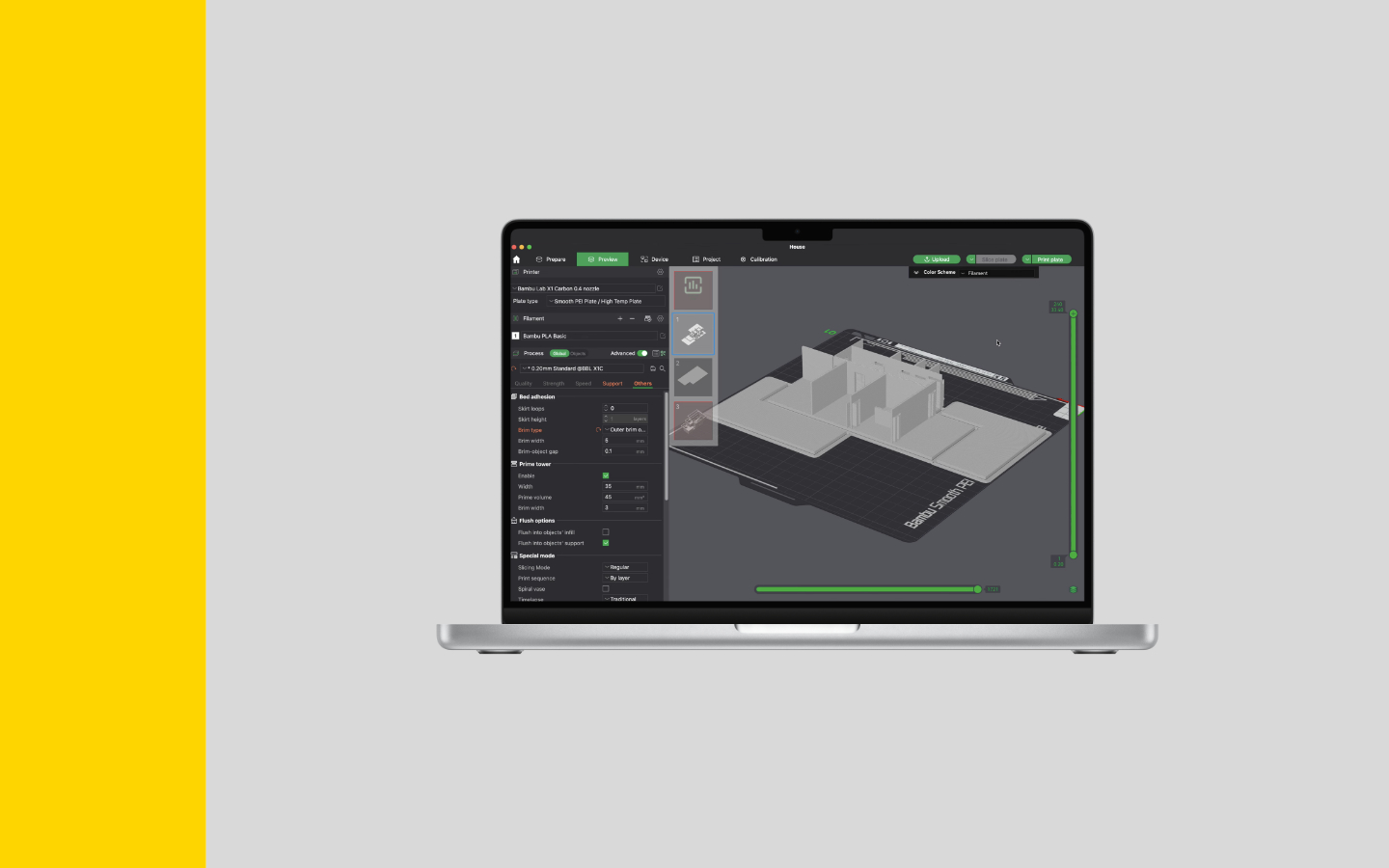 3. 3D-Printing for Architects - Slicing in BambuStudio